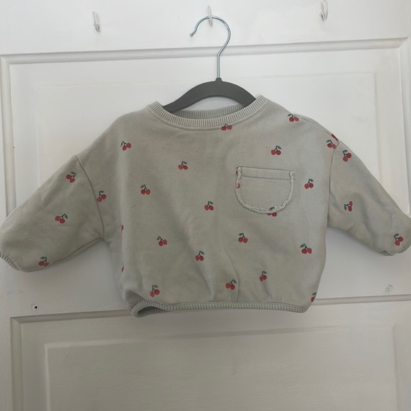 Zara Other - Zara Cherry Summer Sweatshirt